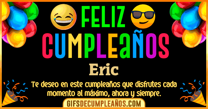 Feliz Cumpleaños Eric